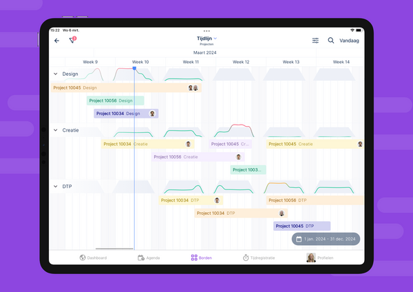 New: the timeline view in the vPlan app